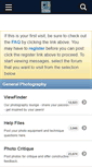 Mobile Screenshot of forums.photographyreview.com